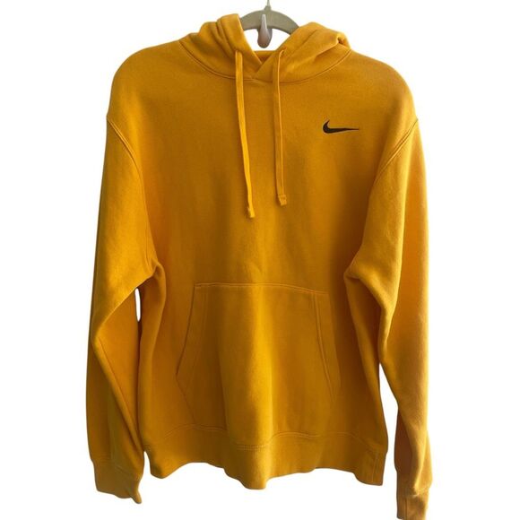 Nike Other - Nike Gold Yellow Hooded Sweatshirt Hoodie Men’s Size Medium Kangaroo Pocket